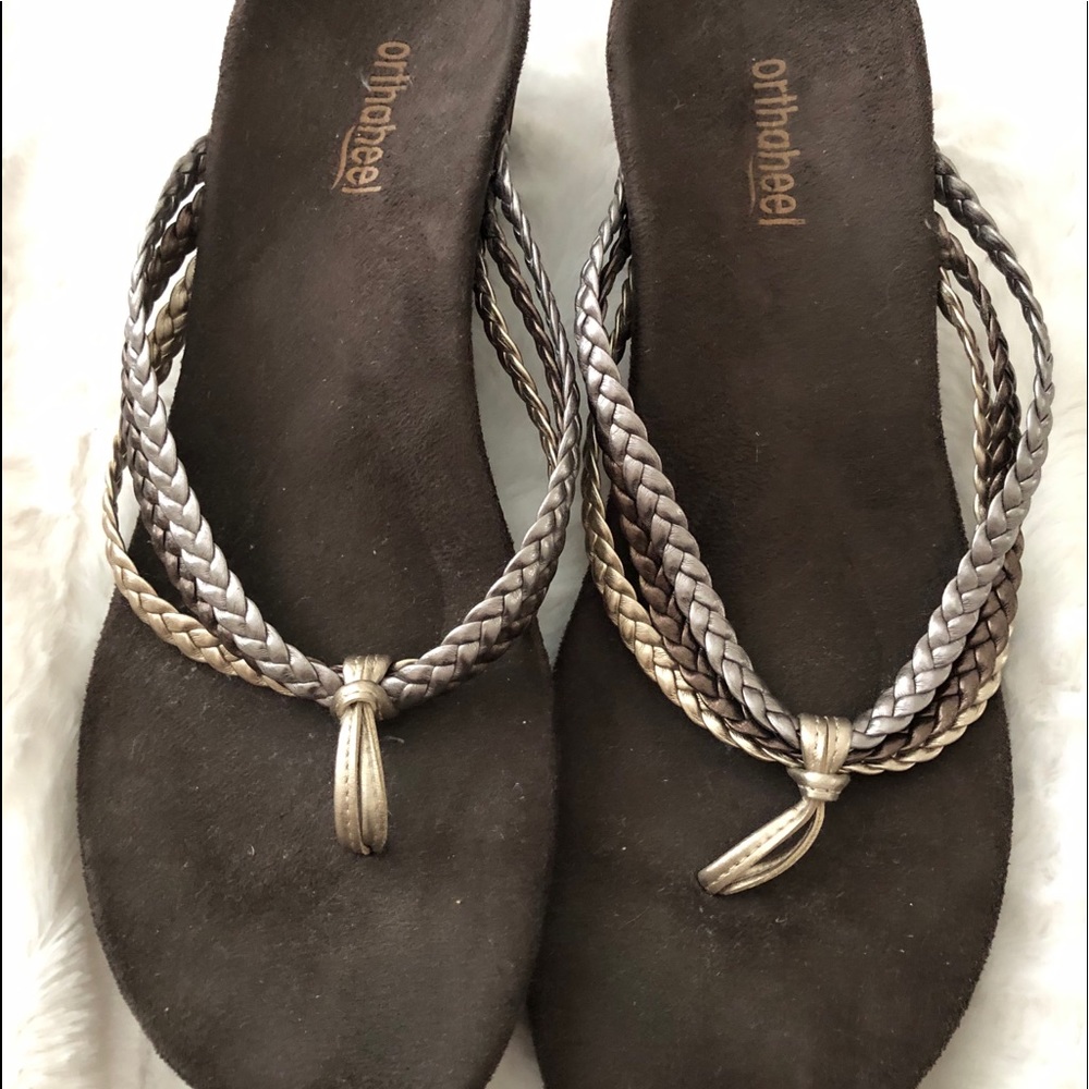 Orthoheel wedge sandals - Picture 2 of 3